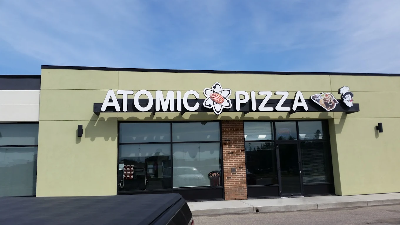Delicious donair from Atomic Pizza Stony Plain